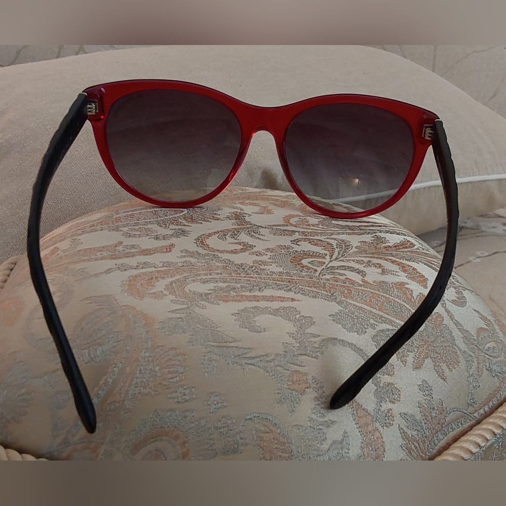 BURBERRY Women's Burgundy Sunglasses B4182 56-18-140 - Picture 8 of 10